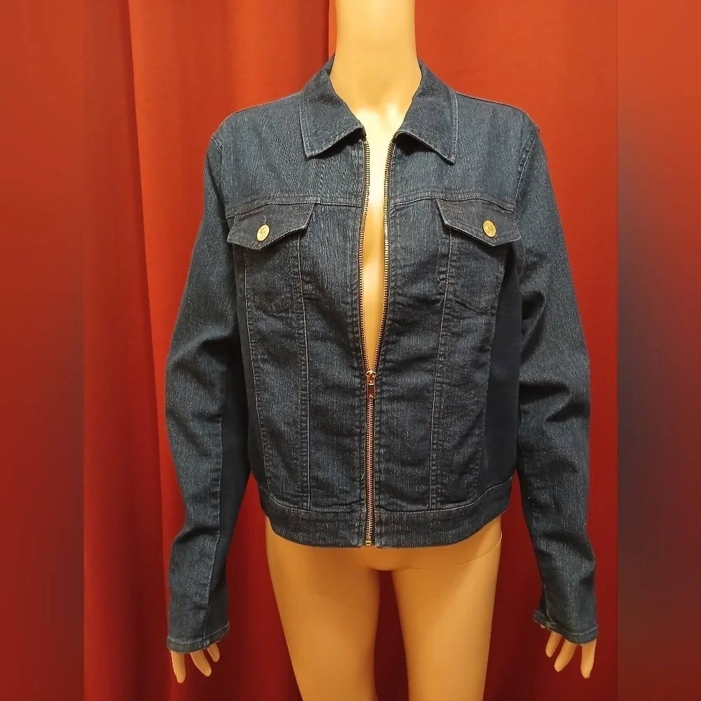 Bianca Nygard Dark Denim Jacket - Picture 2 of 9